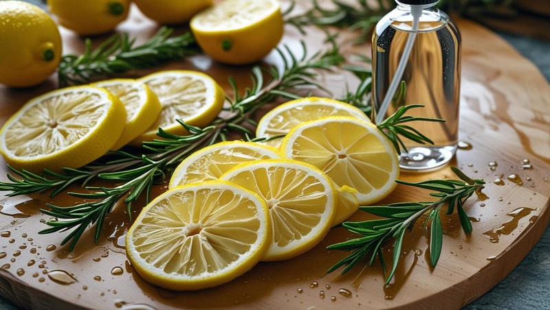 mosquito spray for dogs with lemon rosemary