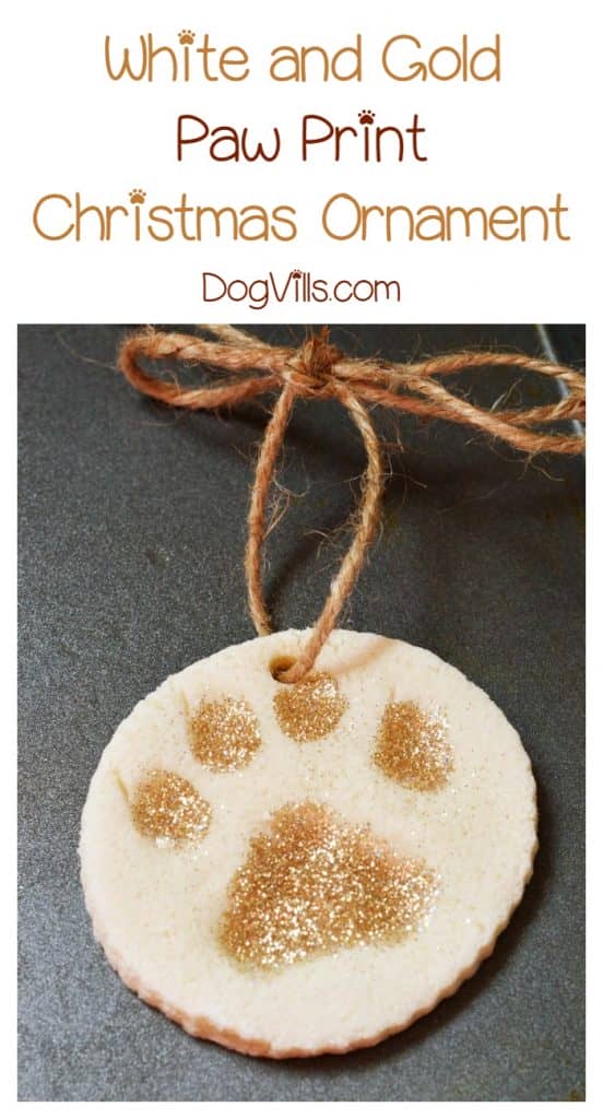 Include your dog in the holidays with our easy paw print Christmas ornament craft! Makes a great homemade gift idea too!