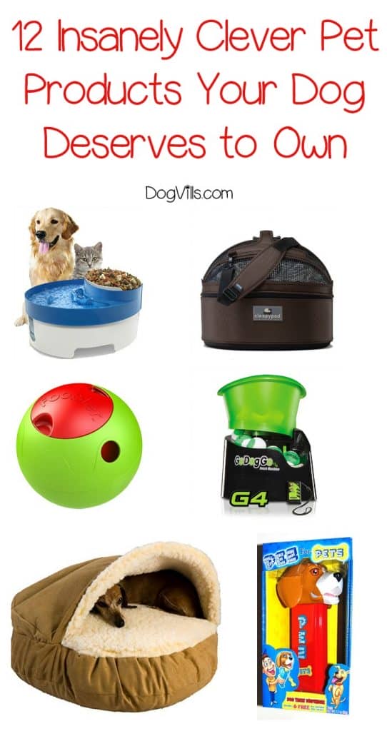 Looking for clever pet products that are functional AND fun? Your dog deserves to own these insanely neat products! Check them out!