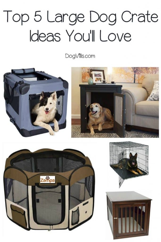 Looking for the best large dog crate ideas for your big pup? We've got you covered! Check out our top five picks!