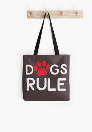 Dog Lovers Tote Bags Dog Gift Idea Dogs rule