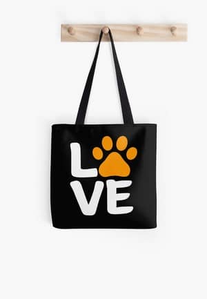 Dog Lovers Tote Bags Dog Gift Idea Halloween paw