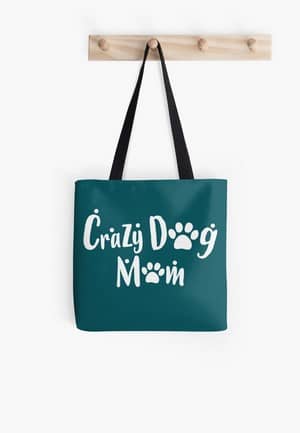 Dog Lovers Tote Bags Dog Gift Idea crazy dog mom