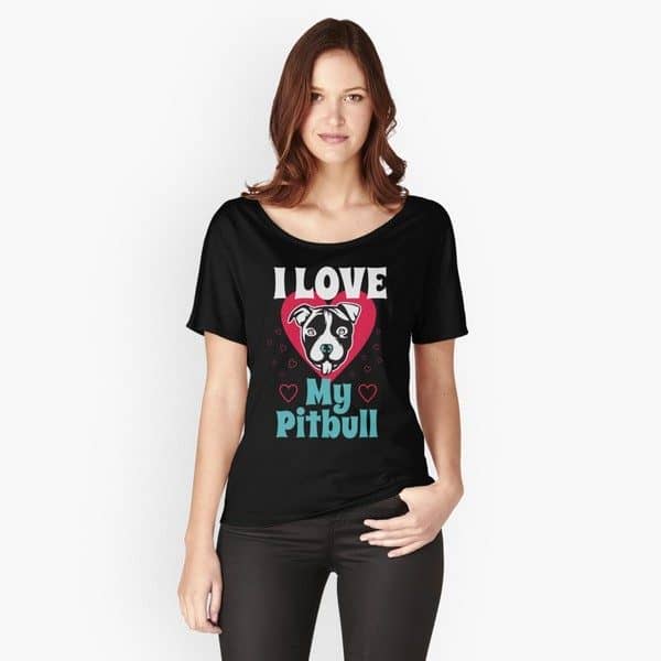 Dog shirts for humans: I love my pit bull shirt