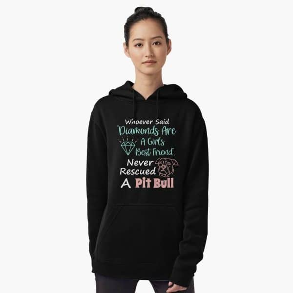 rescued a pit bull hoodie
