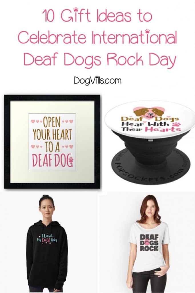 Did you know that September 23rd is International Deaf Dogs Rock Day? We created a special line of clothing and accessories to show our support! Check it out!