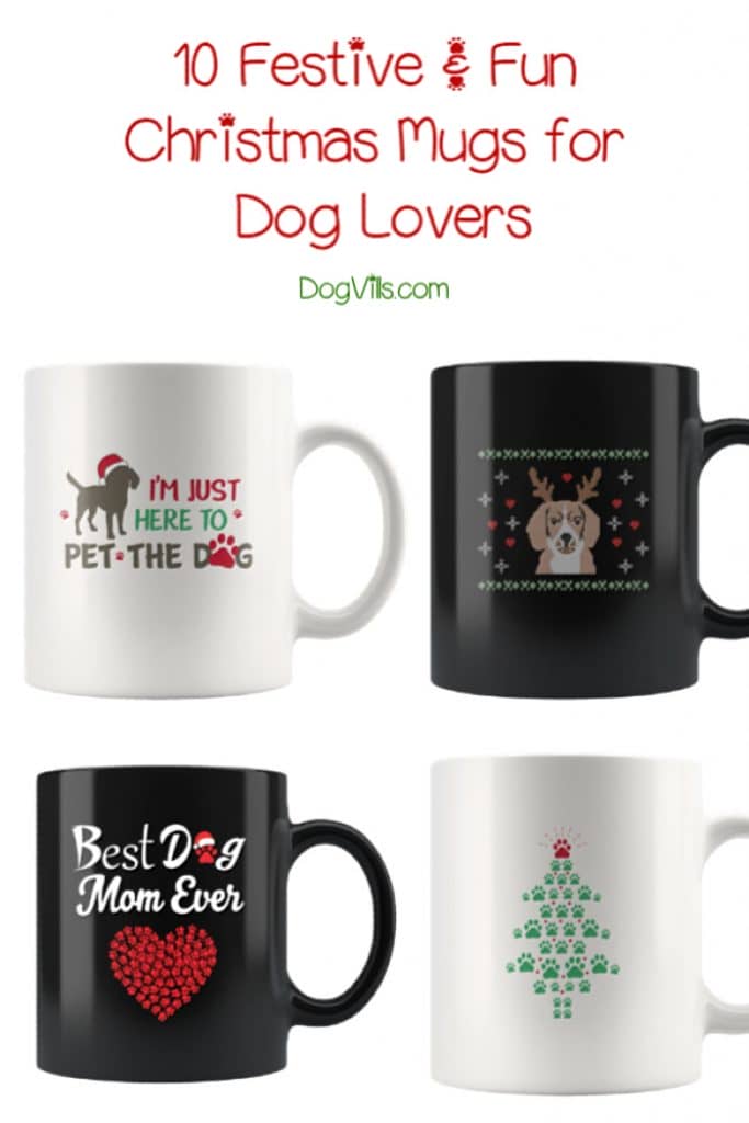 The only thing better than hot coffee on a cold winter's morning is drinking it out one of these fun Christmas mugs for dog lovers! Check them out!