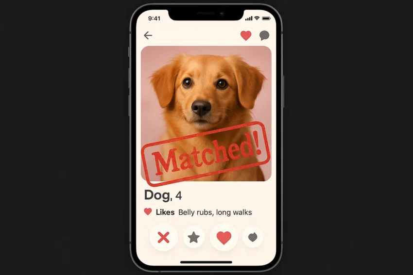 Cute Dog Adoption Announcement Ideas dating profile