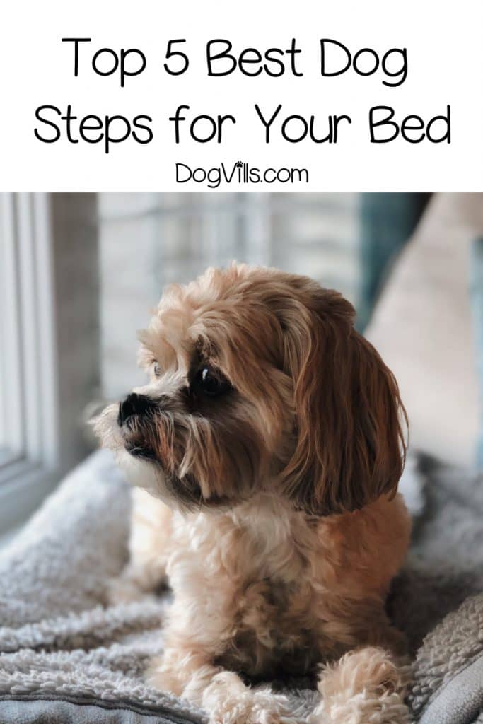 Whether you have a senior dog with mobility issues or a short little pup, these dog steps for your bed will help them get a leg up...literally! Check them out!