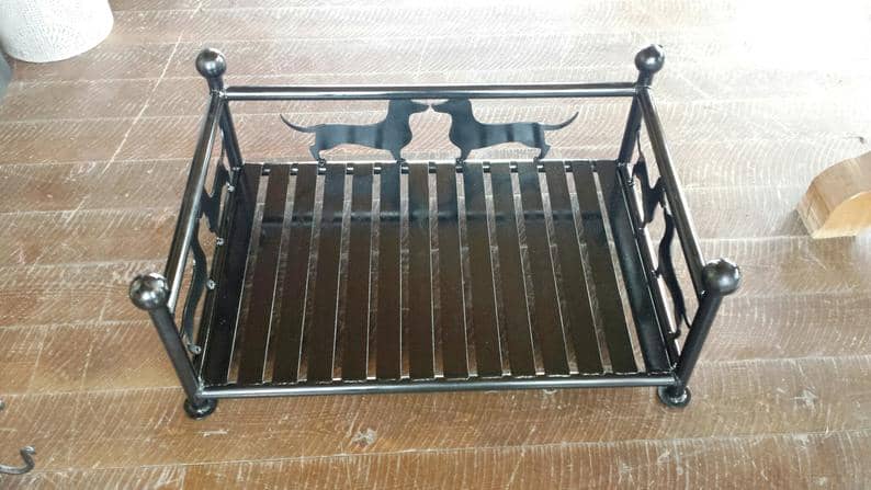 Custom Metal Dachshund Dog Pet Bed