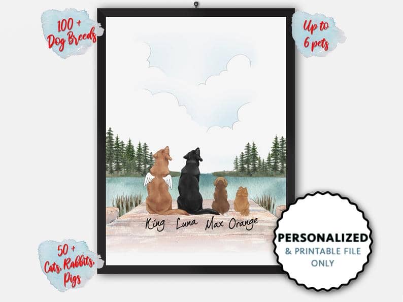 Personalized Dog Portrait