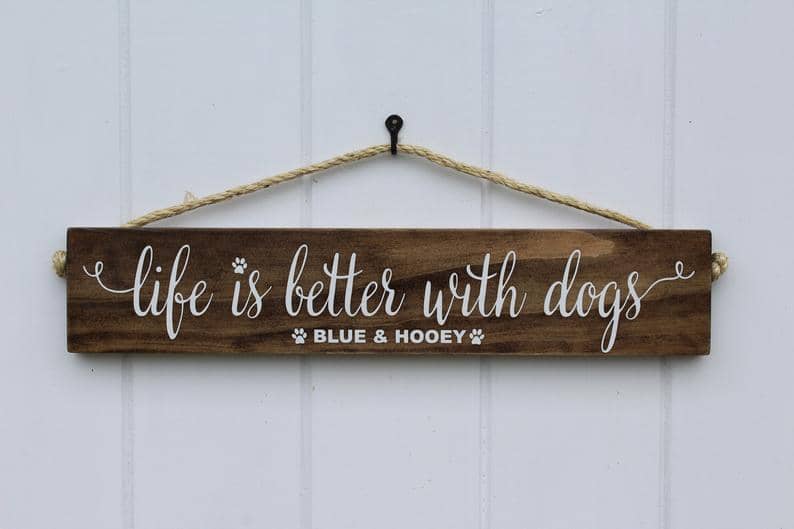 Personalized Dog Sign