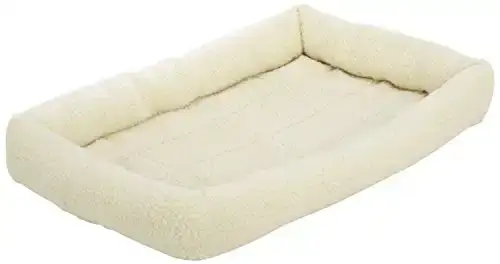 Amazon Basics Padded Pet Bolster Bed, 29 x 19 inches