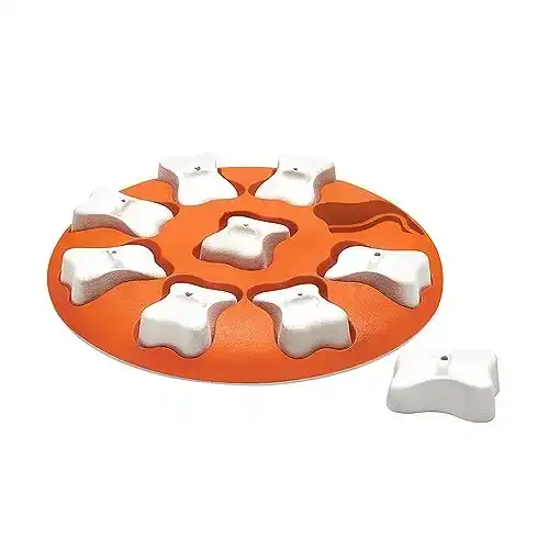 Nina Ottosson by Outward Hound Dog Smart Orange Interactive Treat Puzzle Dog Toy