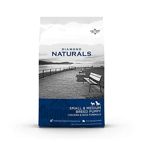 Diamond Naturals Small Breed Puppy Real Chicken Recipe High Protein Dry Dog Food 18 Pound (Pack of 1)