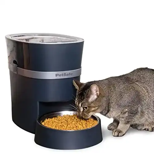 PetSafe Smart Feed - Electronic Pet Feeder for Cats & Dogs - 6L/24 Cup Capacity - Programmable Mealtimes - Alexa, Apple & Android Compatible - Backup Batteries Ensure Meal Delivery During Powe...