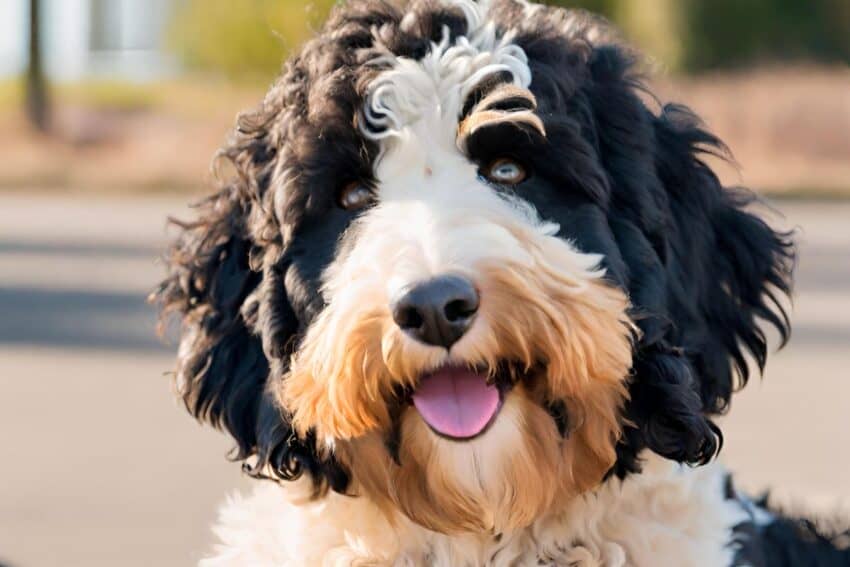 Bernedoodle puppy