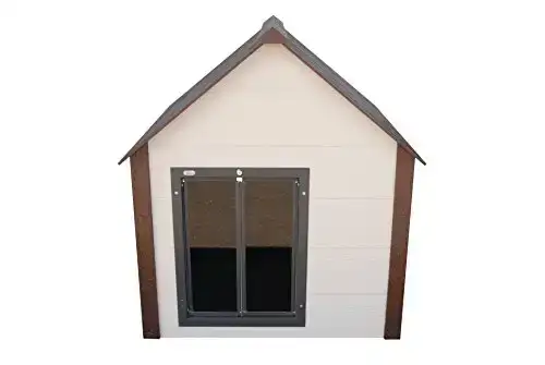 Climate Master Plus Insulated Dog House w Door - Extra Large