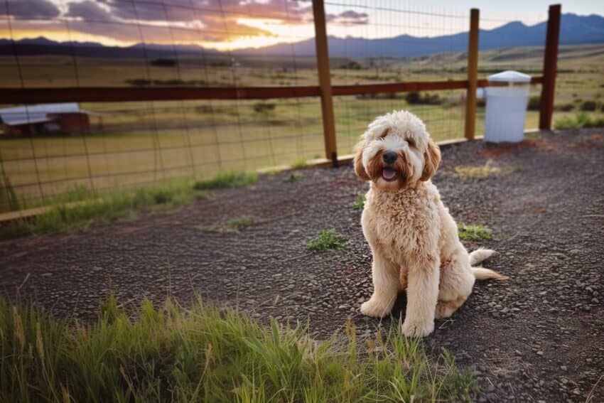 double doodle outside