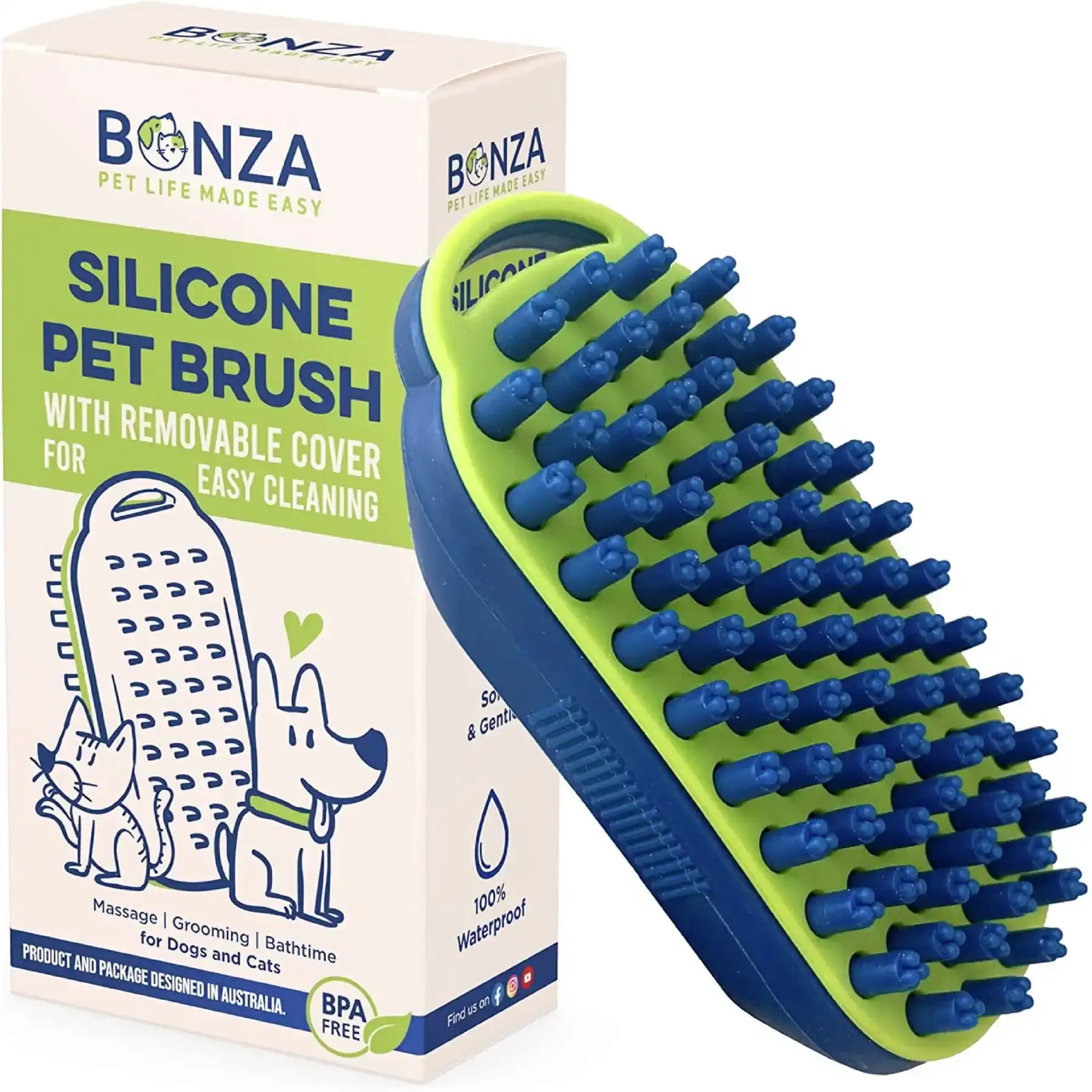 Bonza Dog & Cat Massage Brush