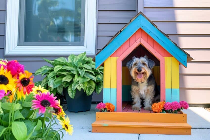 diy outdoor dog house