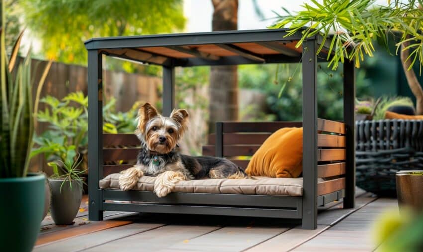 DIY Dog Pergola