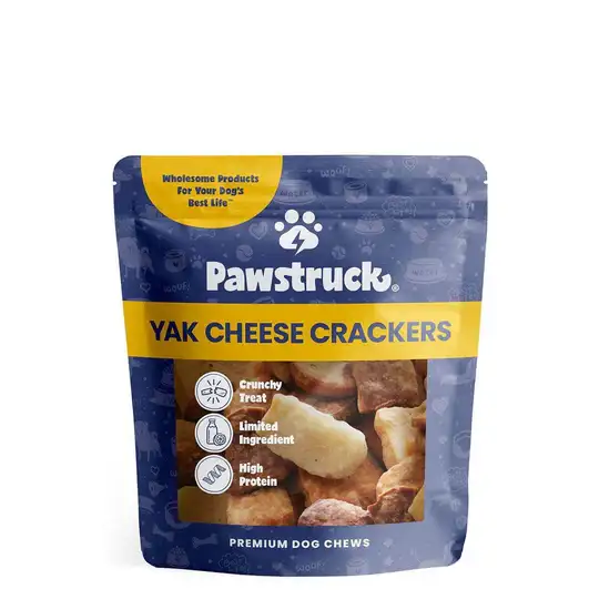 Pawstruck Yak Cheese Crackers