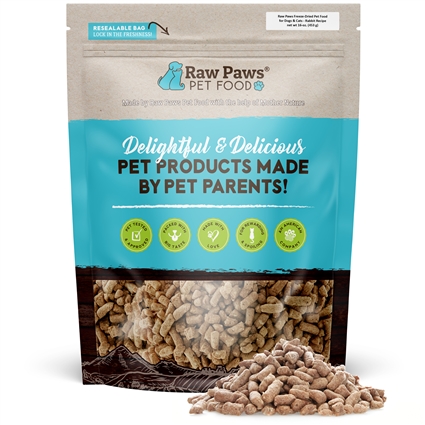 Raw Paws Freeze-Dried Pet Food Rabbit Recipe