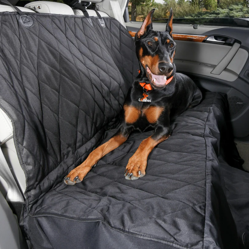 4Knines Rear Seat Cover with Hammock Mesh Window