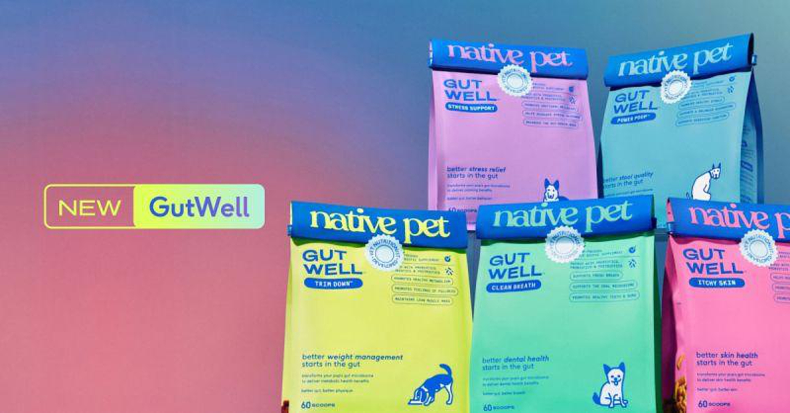 Native Pet Introduces Its New “Gutwell” Line To Support Your Dog’s Optimal Gut Health