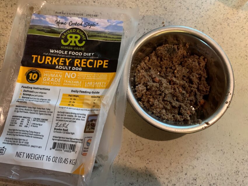 RaisedRight Fresh Dog Food Review Licking Bowl Clean 1