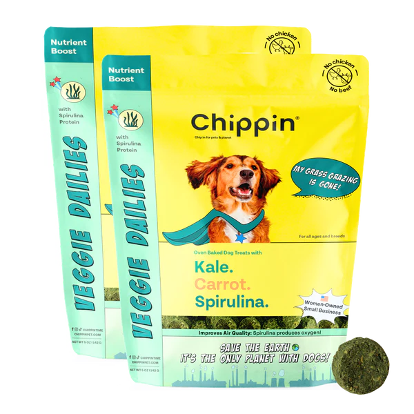 Veggie Dailies | Vegan Dog Treats | Probiotic Support | Chippin