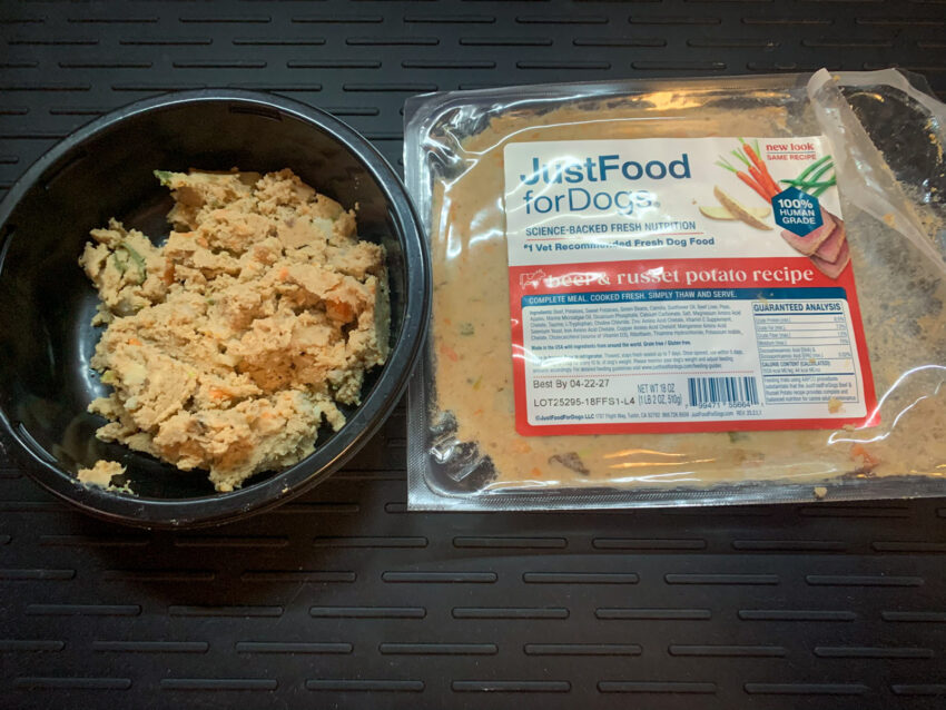 JustFoodforDogs dog food Review