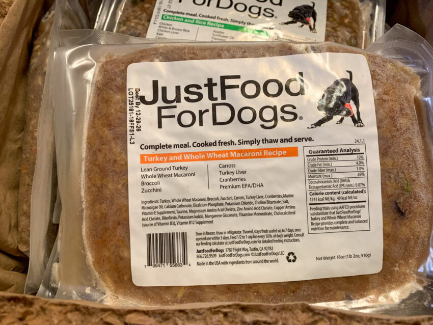 JustFoodforDogs dog food Review