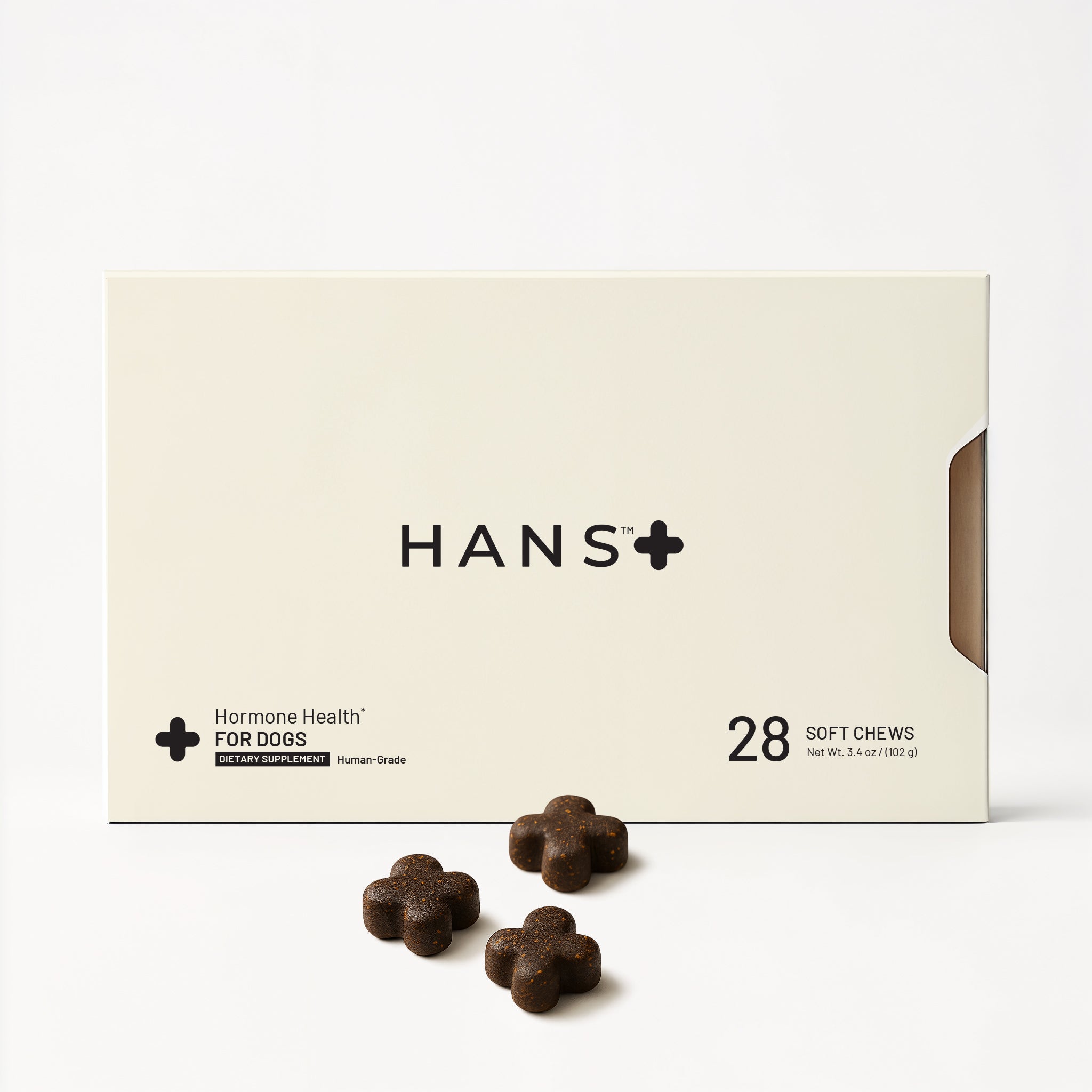 HANS (Natural Velvet Antler Chews for Hormone Support in Dogs)