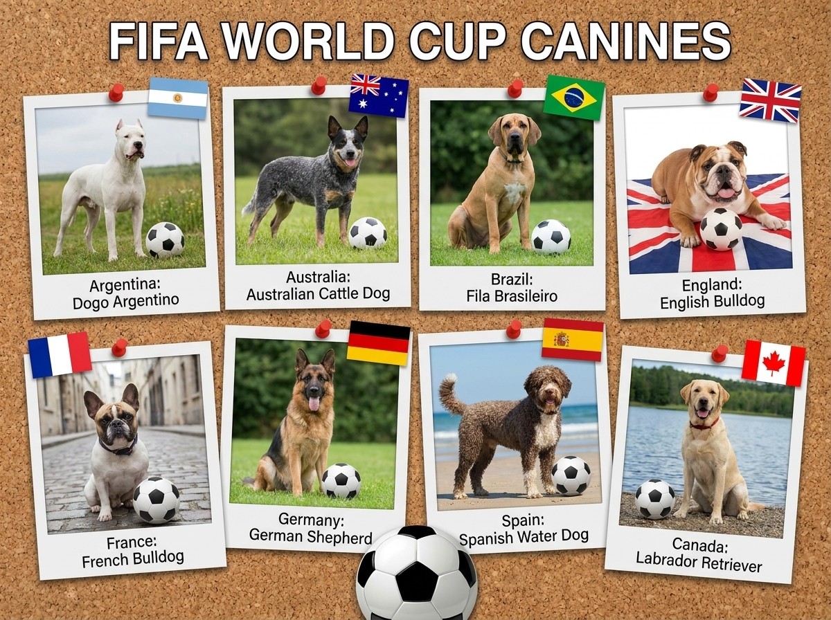 The Ultimate World Cup Dog Team: Famous Breeds From Soccer’s Biggest Nations