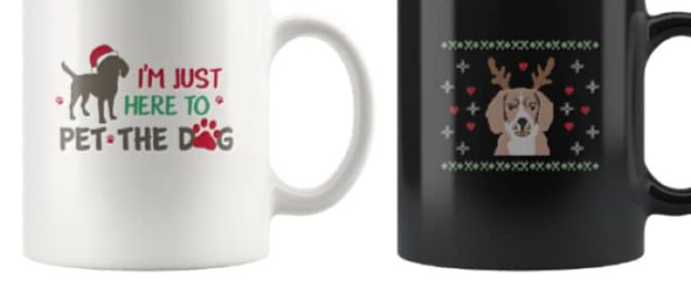 The only thing better than hot coffee on a cold winter's morning is drinking it out one of these fun Christmas mugs for dog lovers! Check them out!