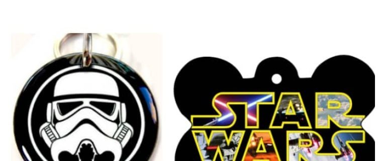 I found these 5 Star Wars dog tags your dog will love! They are sure to dress up his collar and give him some Star Wars style. Check them out!