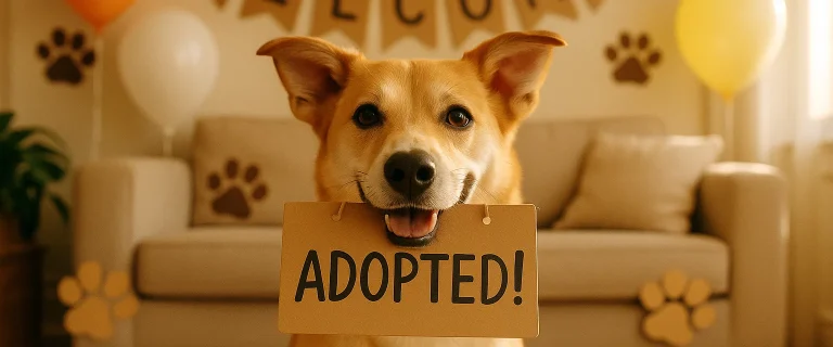 Cute Dog Adoption Announcement Ideas