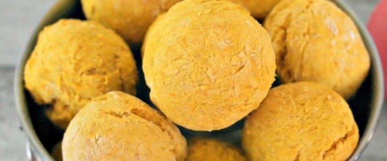 Skip the sugar-laden drive through freebie and whip up a batch of these pumpkin doggy donut holes hypoallergenic dog treats for your pooch!