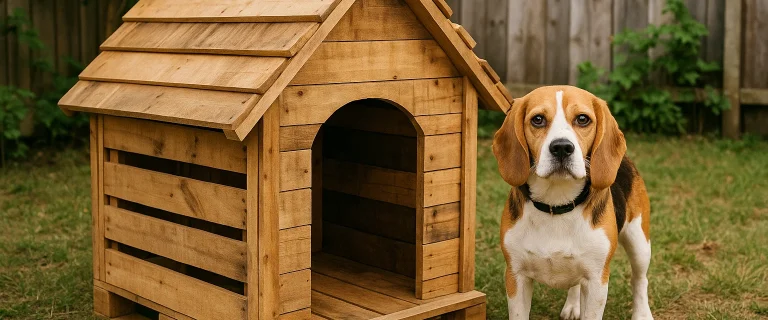 stylish pallet dog house designs