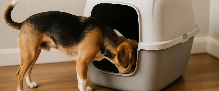 why do dogs eat poop