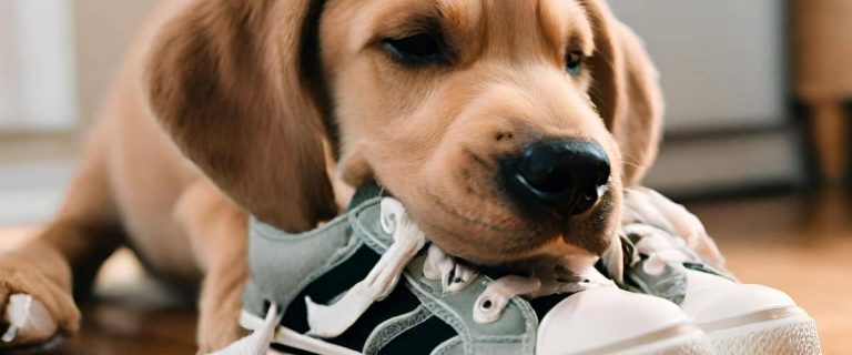 why do puppies like shoes